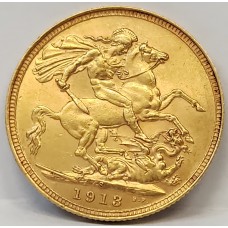 AUSTRALIA 1913 . ONE 1 SOVEREIGN . SYDNEY . GOLD